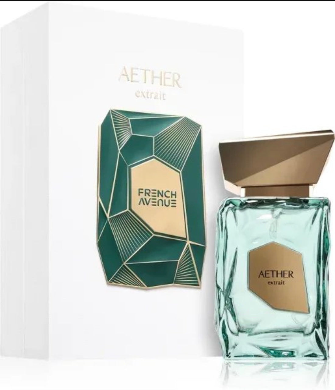 French Avenue Aether Extrait perfume bottle and box