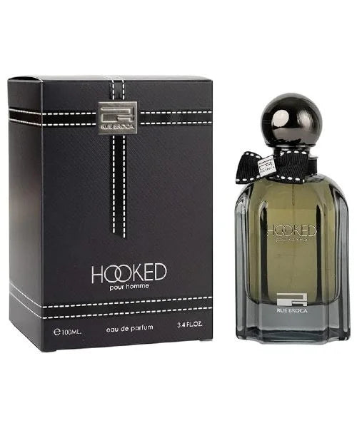 Rue Broca Hooked Eau de Parfum 100ml – Fresh Aromatic Woody Perfume for Men – Long Lasting Masculine Fragrance