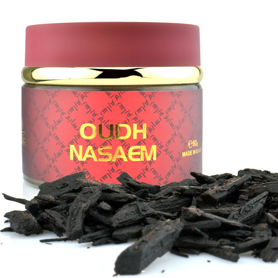 Bakhoor Oud Nasaem 60g By Nabeel Perfumes (Wooden Chips) Made in UAE 🇦🇪