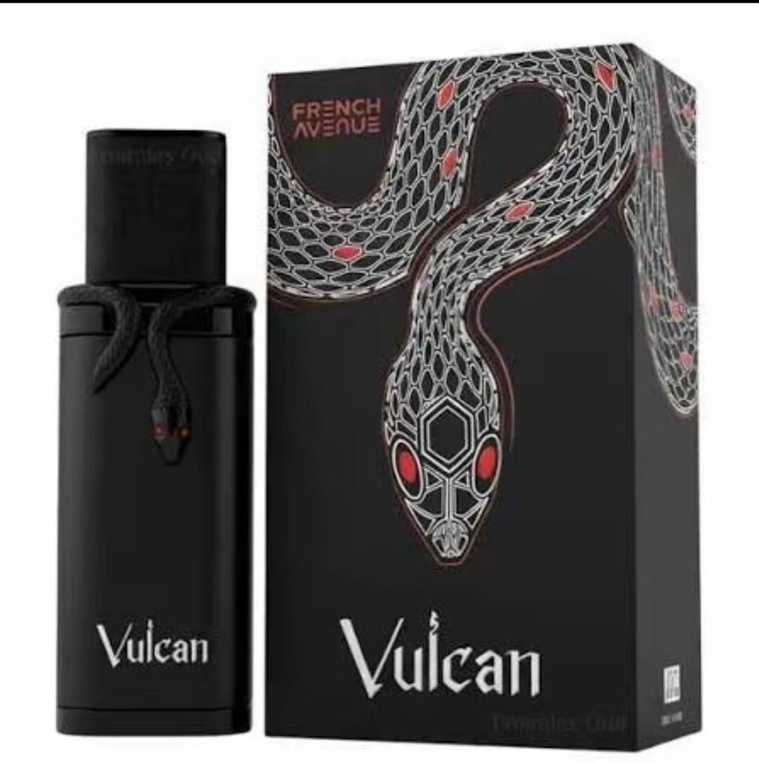 French Avenue Vulcan EDP hombre - frasco negro serpiente roja - Buymoree España
